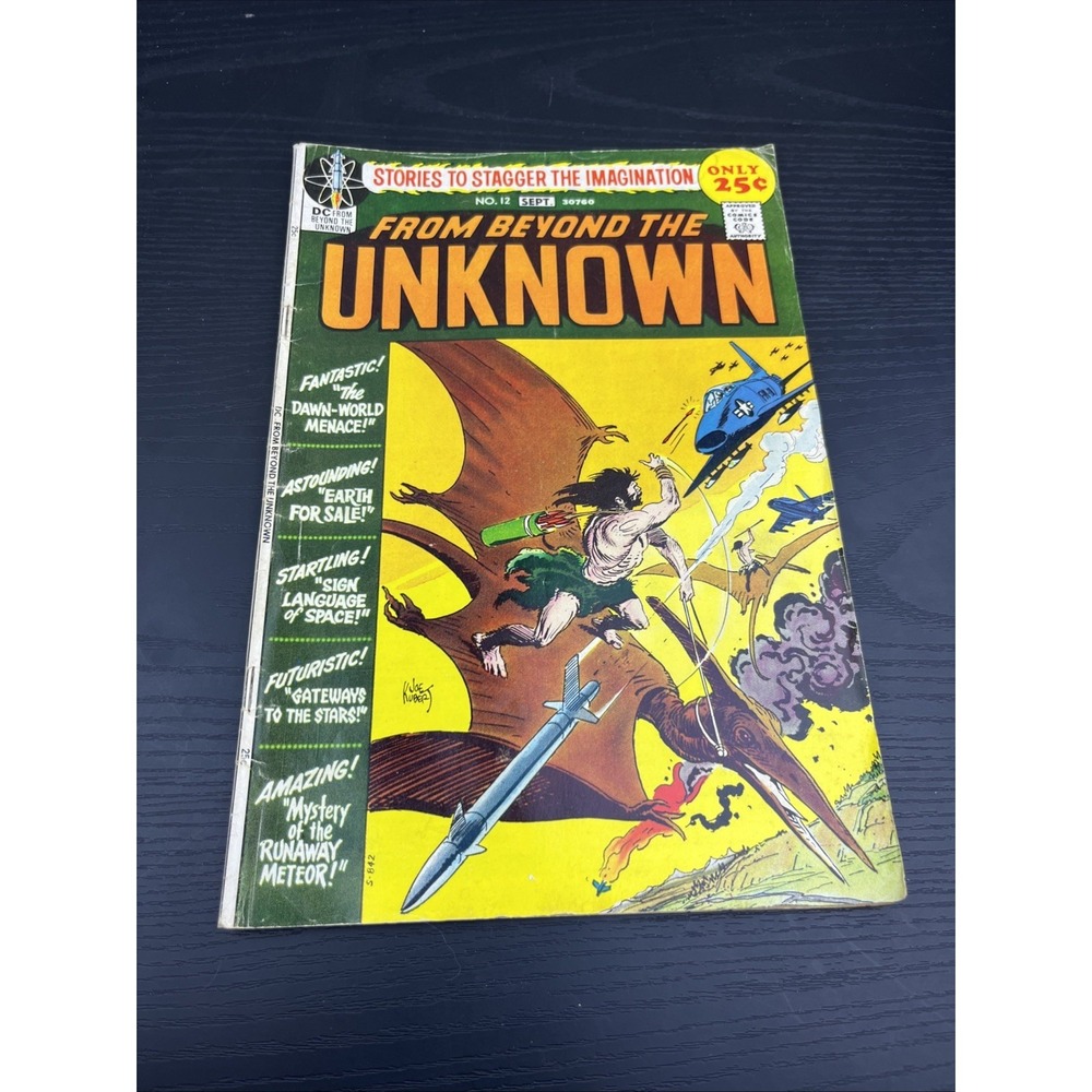 From Beyond The Unknown #12 DC Comics 1971 Bronze Age Sci Fi Horror Comic